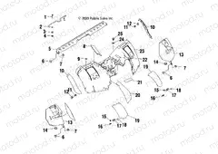 REAR CAB - A04JD50AA/AB/CA (4985938593A07) | REAR CAB - A04JD50AA/AB/CA (4985938593A07)