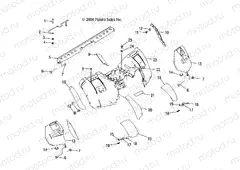 REAR CAB - A05JD50AA/AB/AC (4995189518A07) | REAR CAB - A05JD50AA/AB/AC (4995189518A07)
