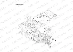 REAR CAB and SEAT - A01CH42AA (4964436443A003) | REAR CAB and SEAT - A01CH42AA (4964436443A003)