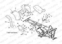 REAR CAB and SEAT - A04CL50AA (4986288628A04) | REAR CAB and SEAT - A04CL50AA (4986288628A04)