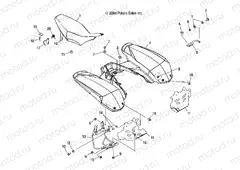 REAR CAB and SEAT - A05GJ50AA/AB/AC (4995119511A04) | REAR CAB and SEAT - A05GJ50AA/AB/AC (4995119511A04)