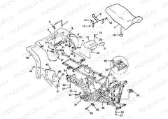 REAR CAB and SEAT - A99CH33CB (4945964596a005) | REAR CAB and SEAT - A99CH33CB (4945964596a005)