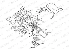 REAR CAB and SEAT - W98CA28C (4945364536a007) | REAR CAB and SEAT - W98CA28C (4945364536a007)