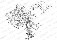 REAR CAB and SEAT XPLORER 400L W98CC38C (4945414541A006) | REAR CAB and SEAT XPLORER 400L W98CC38C (4945414541A006)