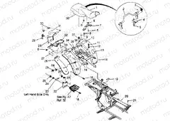 REAR CAB ASSEMBLY 2x4 400L W947540 (4926752675A006) | REAR CAB ASSEMBLY 2x4 400L W947540 (4926752675A006)