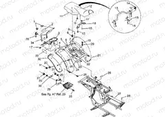 REAR CAB Magnum 2X4 W967544 (4936033603A006) | REAR CAB Magnum 2X4 W967544 (4936033603A006)