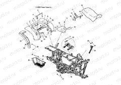 REAR CAB | REAR CAB, SEAT and MAIN FRAME - A04CH68AP/AQ/AU/CU (4987468746A03)