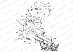 REAR CAB Trail Blazer W98BA25C (4945464546A006) | REAR CAB Trail Blazer W98BA25C (4945464546A006)