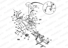REAR CAB Trail Boss W98AA25C (4945314531A006) | REAR CAB Trail Boss W98AA25C (4945314531A006)