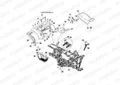 REAR CAB/SEAT/MAIN FRAME - A04CH68AC/AF/AH/AJ/AT/AV (4986128612A03) | REAR CAB/SEAT/MAIN FRAME - A04CH68AC/AF/AH/AJ/AT/AV (4986128612A03)
