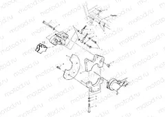 REAR CALIPER MOUNTING - A01CG38CA (4963916391B013) | REAR CALIPER MOUNTING - A01CG38CA (4963916391B013)