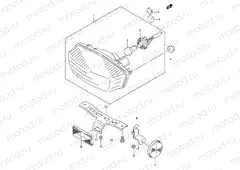 REAR COMBINATION (MODEL K5/K6/K7 E28)