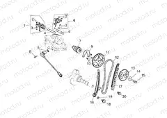 Rear cylinder timing system
