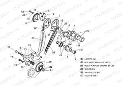 Rear cylinder timing system