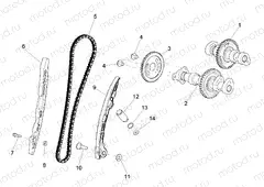 Rear cylinder timing system