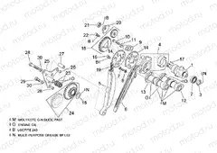 Rear cylinder timing system
