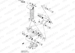 REAR DAMPER (LT-Z400ZL2 E19)
