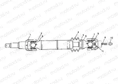 REAR DRIVE SHAFT - A99CH33CB (4945964596b005) | REAR DRIVE SHAFT - A99CH33CB (4945964596b005)