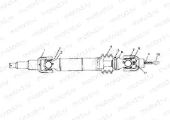 REAR DRIVE SHAFT - A99CH45IA (4949154915B003) | REAR DRIVE SHAFT - A99CH45IA (4949154915B003)
