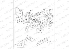 REAR FENDER & BELT GUARDS (2 OF 2)