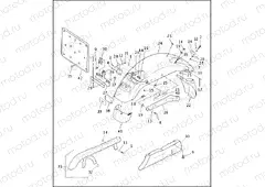 REAR FENDER & BELT GUARDS