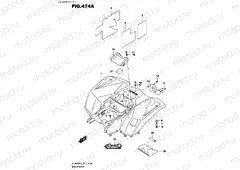 REAR FENDER (LT-A400FL5 P17)