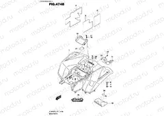 REAR FENDER (LT-A400FZL5 P17)