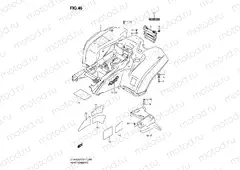 REAR FENDER (LT-A450XK7/XK8/XZK8)
