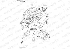 REAR FENDER (LT-A500XPL5 P17)
