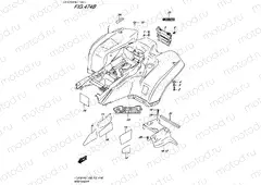 REAR FENDER (LT-A750XPBL7 P28)