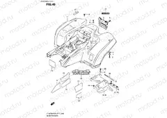 REAR FENDER (LT-A750XPL4 P17)