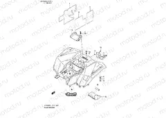 REAR FENDER (LT-F400FL1 P17)