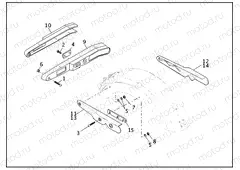 REAR FENDER SUPPORTS