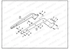 REAR FENDER SUPPORTS