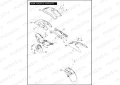 REAR FENDER & SUPPORTS