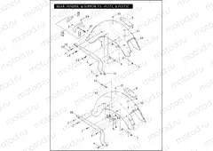 REAR FENDER & SUPPORTS - FLSTC & FLSTSC