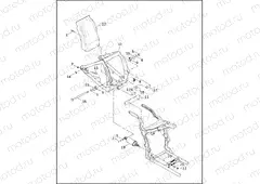 REAR FORK AND SHOCK ABSORBERS