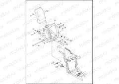 REAR FORK AND SHOCK ABSORBERS