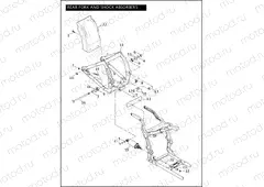 REAR FORK AND SHOCK ABSORBERS