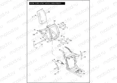 REAR FORK & SHOCK ABSORBERS