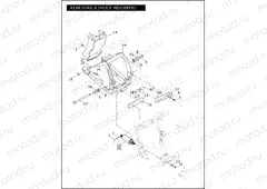 REAR FORK & SHOCK ABSORBERS
