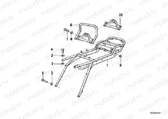 Rear frame