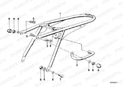 Rear frame