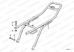 Rear frame