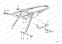 Rear frame