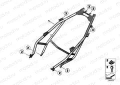 Rear frame