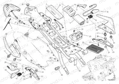 REAR FRAME COMP. [MOD:M 1200S;XST:AUS,CHN,EUR,FRA,JAP,TWN]