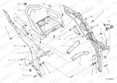 REAR FRAME COMP. [MOD:MS1200PP]