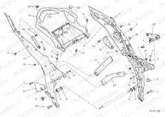 REAR FRAME COMP. [MOD:MS1260PP]