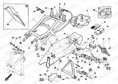 REAR FRAME DM003097> » FRAME